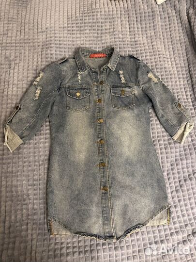 Джинсовая рубашка. Джинсовка