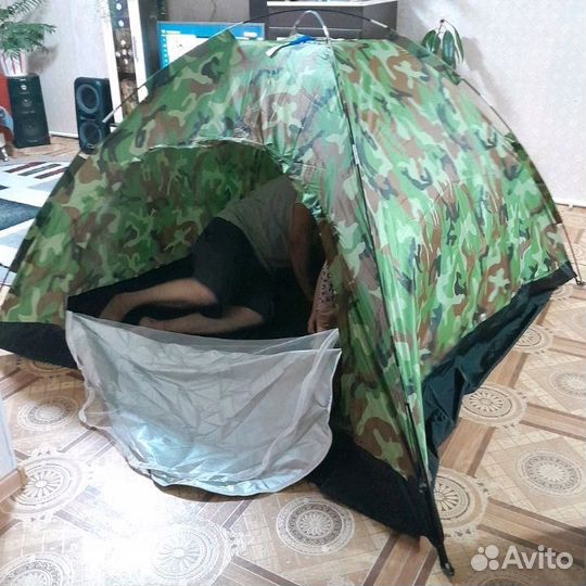 Палатка 4 местная влагостойкая(195/195см)