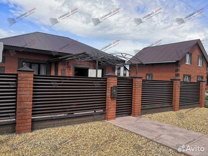 Забор жалюзи металлический