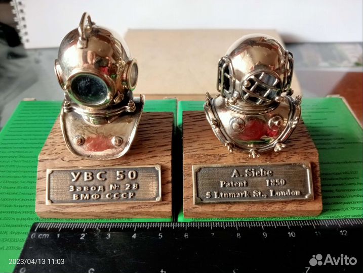 Шлем водолазный из бронзы увс-50 и 12-ти болтовка