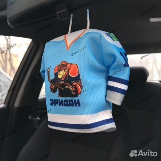Пошив хоккейная майка в машину на зеркало подвески