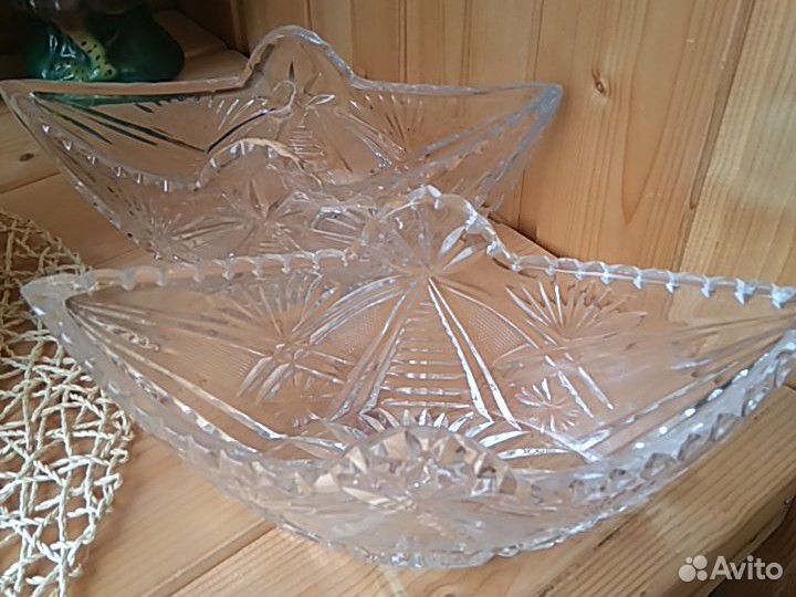 Хрустальная вазы.ссср