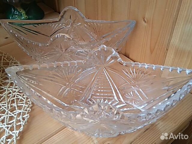 Хрустальная вазы.ссср