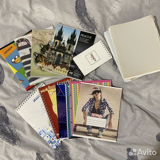 Тетради, блокноты, бумага