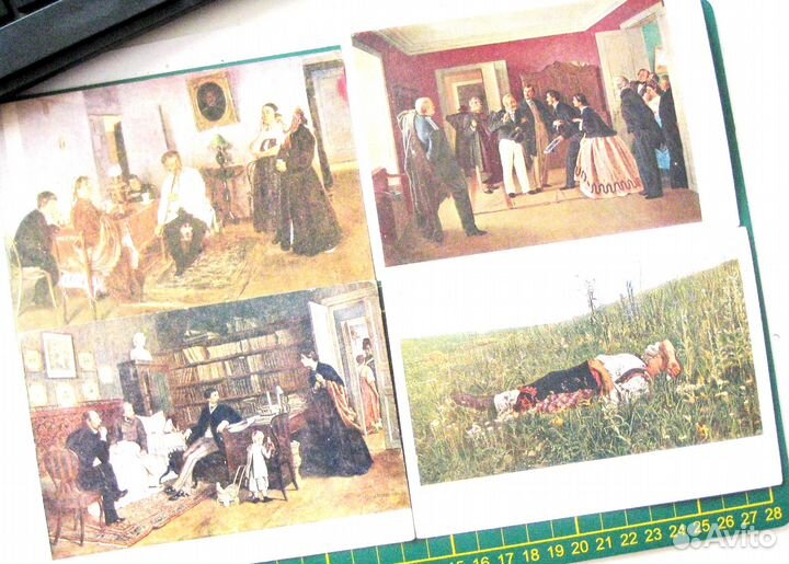 24 открытки с репродукциями 1932-1934г