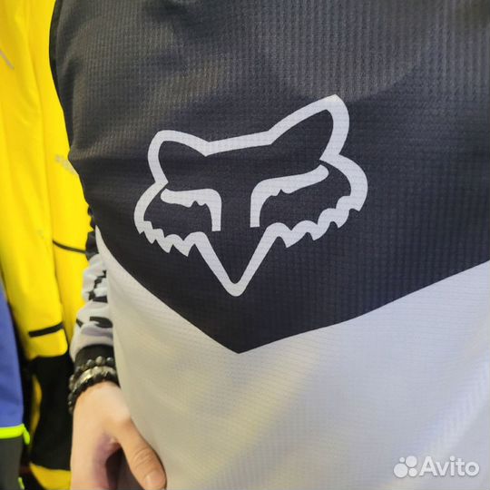 Эндуро кросс комплект джерси штаны FOX Серый