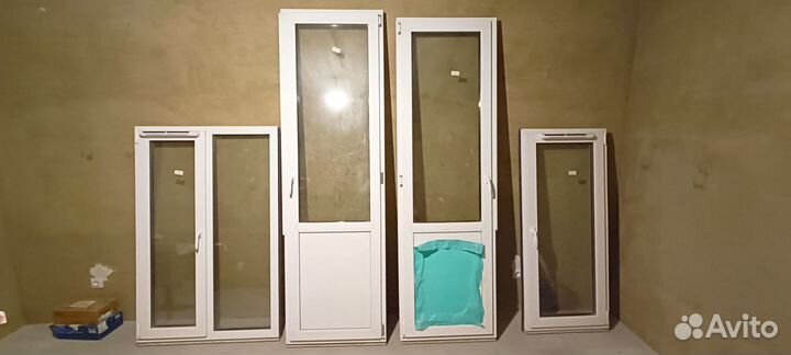Двери пвх бу от застройщика