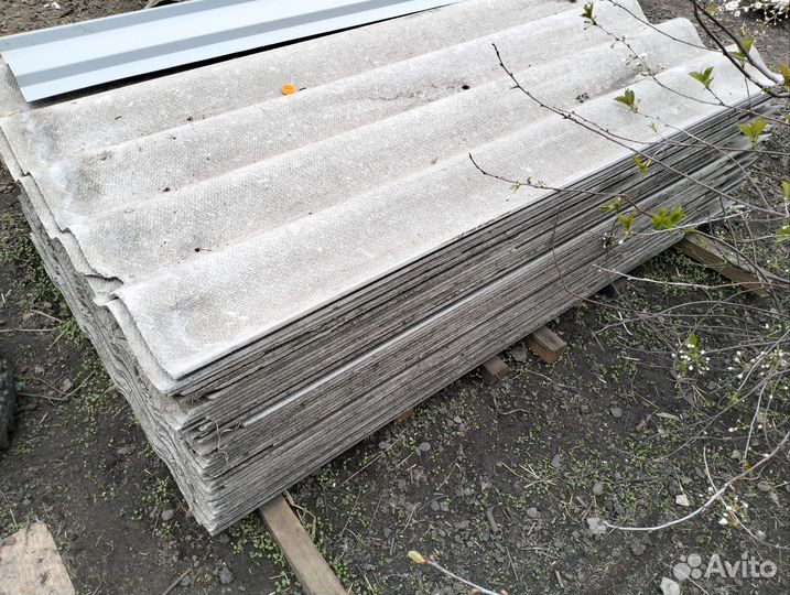 Шифер волновой бу