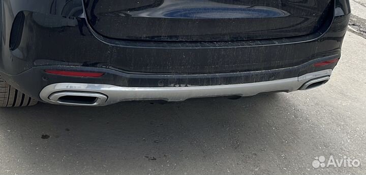 Задний дифузор на gle 167