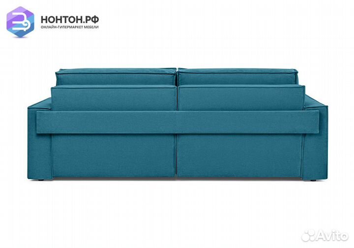 Диван еврокнижка двухместный Тревис бирюзовый