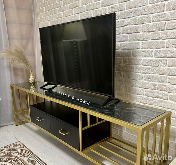 Тумба под телевизор лофт