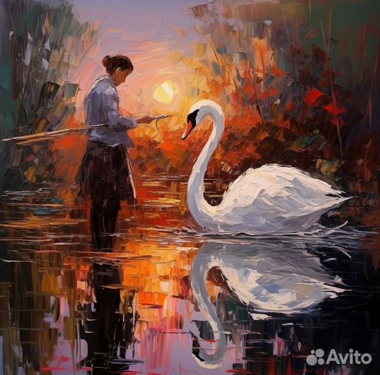 Картина акрилом