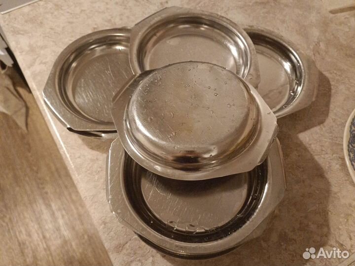 Тарелки из нержавейки СССР