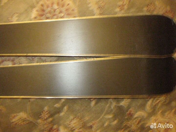 Горные лыжи fischer 160 с креплениями как новые