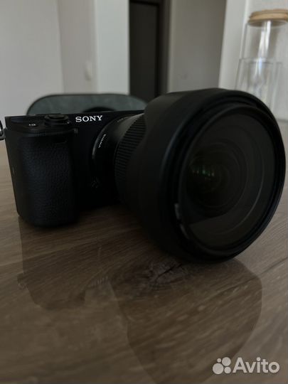 Sony alpha 6400 + объектив sigma AF 16mm f/1.4