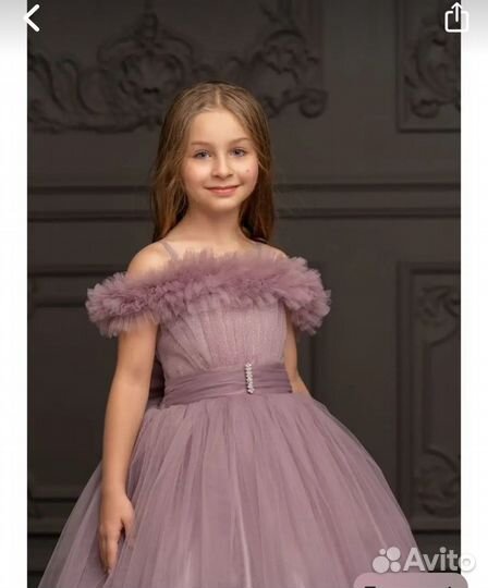 Платье доя девочки. Пышное, нарядное, праздничное