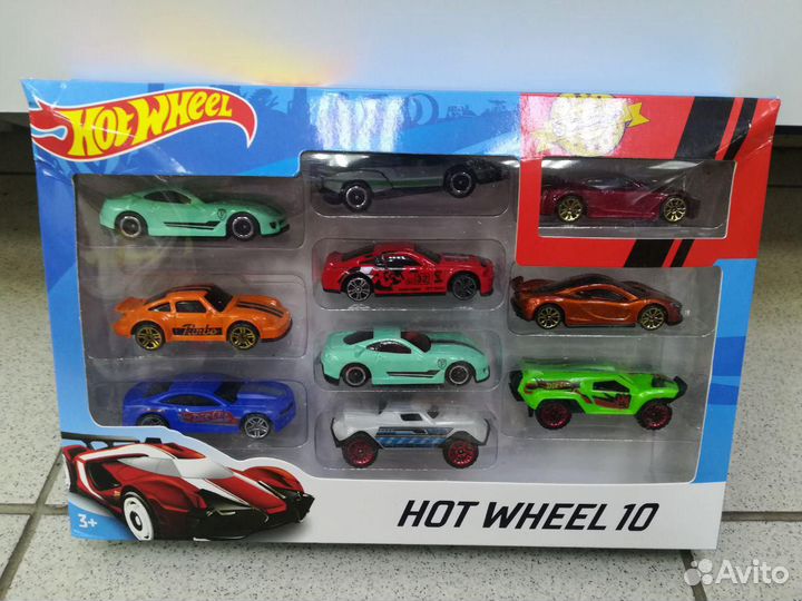 Машинка HW 10 шт 1110-1-3