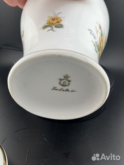 Ваза интерьерная фарфор Дрезден