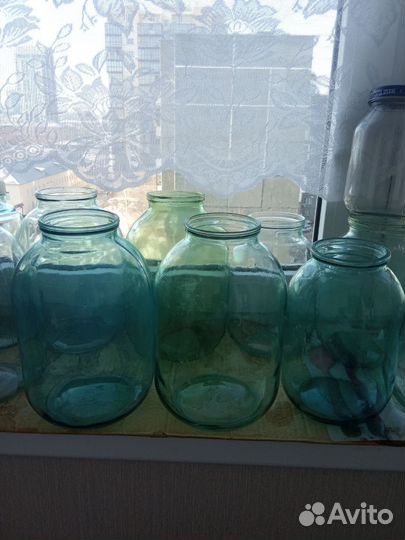 Банки стеклянные разные