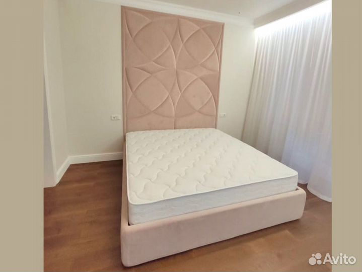 Мягкие стеновые панели в спальне