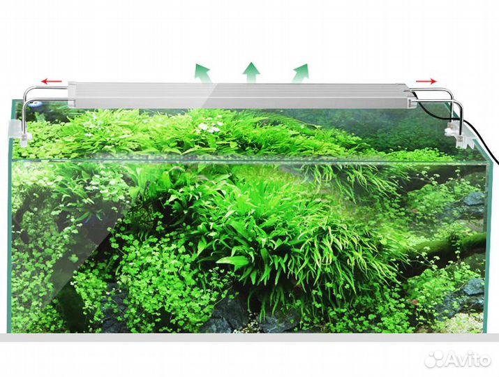 RGB Цветная Smart лампа для аквариума 25 Вт