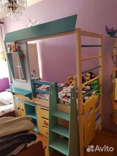 Детская кровать чердак бу