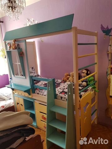 Детская кровать чердак бу