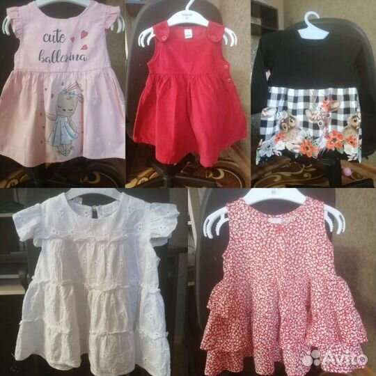 Платье для девочки 80