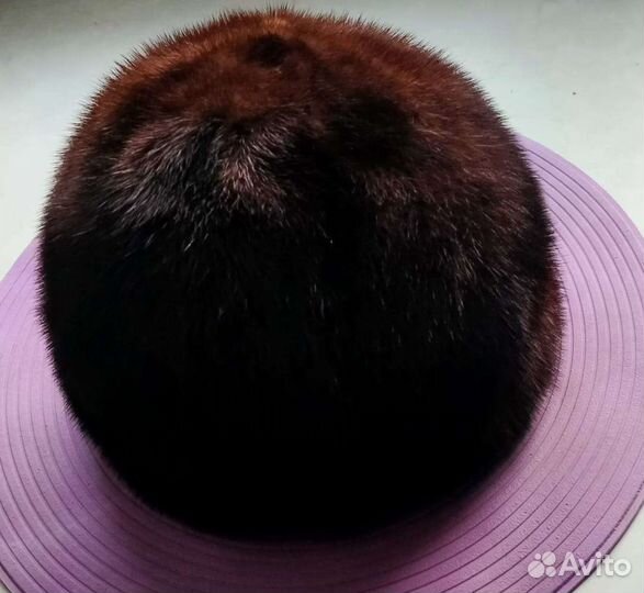 Женская шапка, горжетка, воротник из меха норки