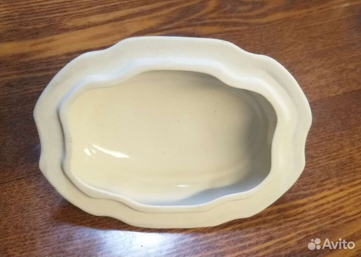 Крышка конфетницы гжель