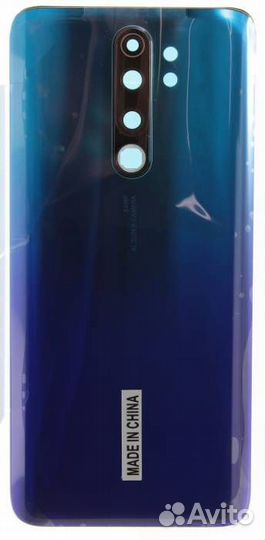 Задняя крышка для Xiaomi Redmi Note 8 Pro Синяя (С