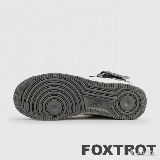 Кроссовки Nike Air Force 1 Mid Grey / White Black