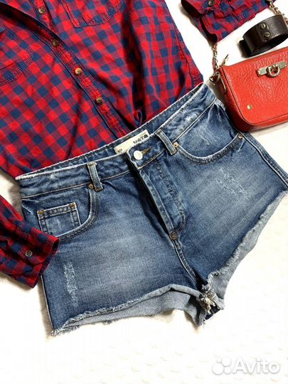 Шорты Moto Topshop размер s джинсовые мини