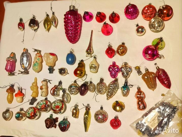 Елочные игрушки СССР