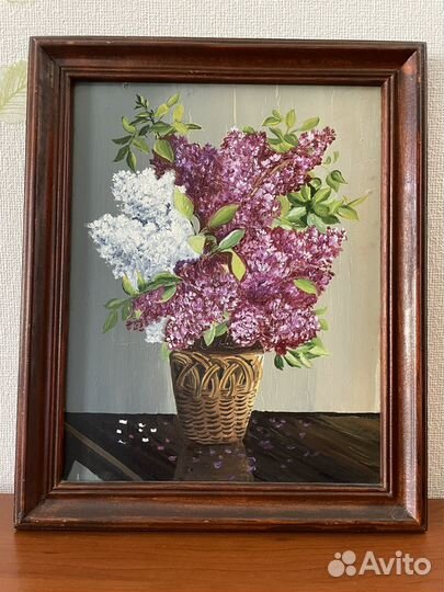 Картина Сирень, 28/34см
