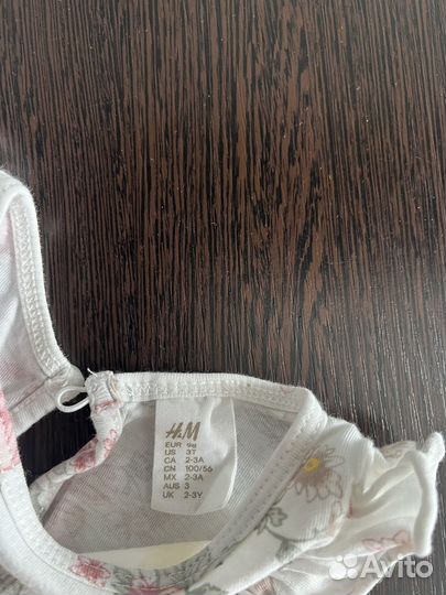 Платье для девочки hm 92 98