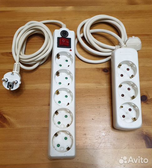 Два удлинителя:Ikea 1.5 m и Navigator 3 m