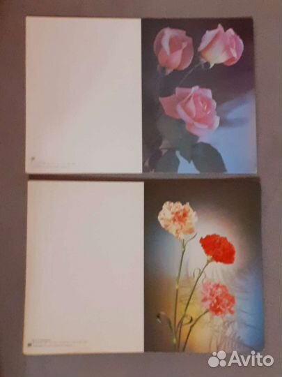Открытки большие двойные СССР