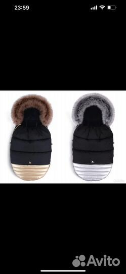 Зимний конверт в коляску