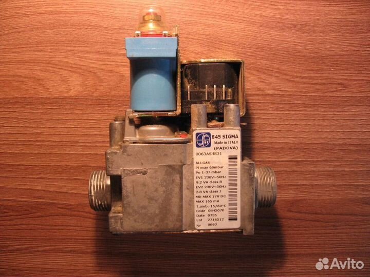 Газовый клапан котла: honeywell,SIT 845,Siemens др