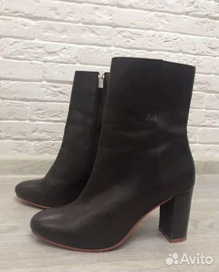 Ботильоны женские 37 размер кожаные