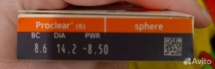 Линзы контактные