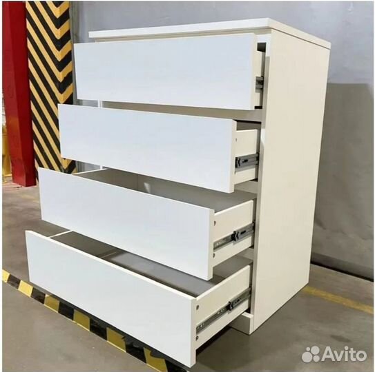 Комод Литен (Икеа Мальм ), 4 ящика, 80х48х100 см