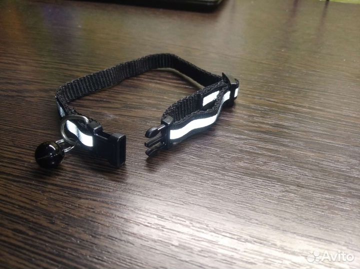 Ошейник с колокольчиком светоотражающий