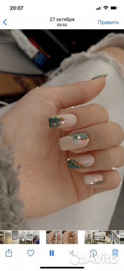 Наращивание ногтей, маникюр, педикюр, покрытие гел