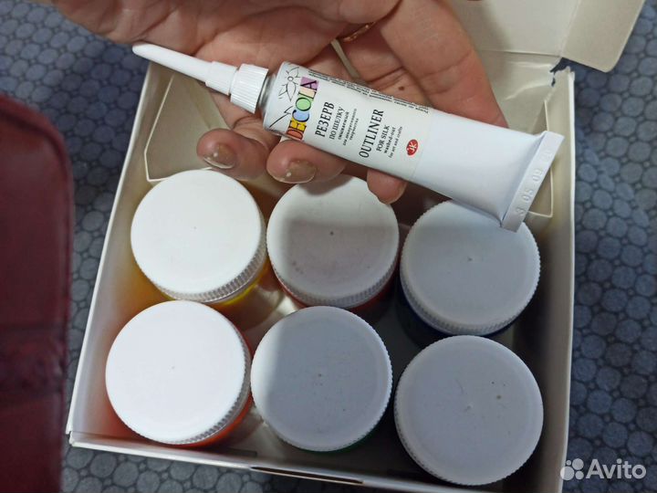 Набор красок по шёлку 