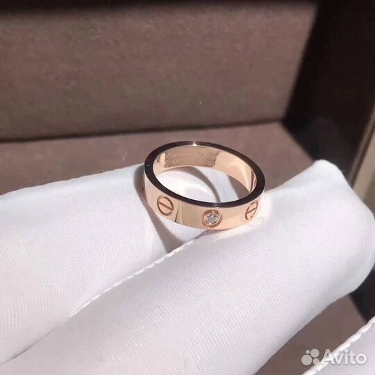 Cartier love кольцо