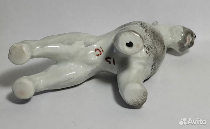 Статуэтка.Собака Шнауцер