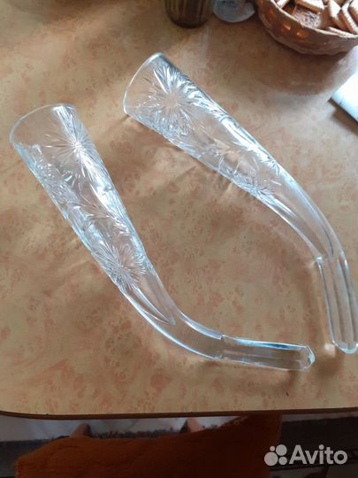 Рога хрустальные большие