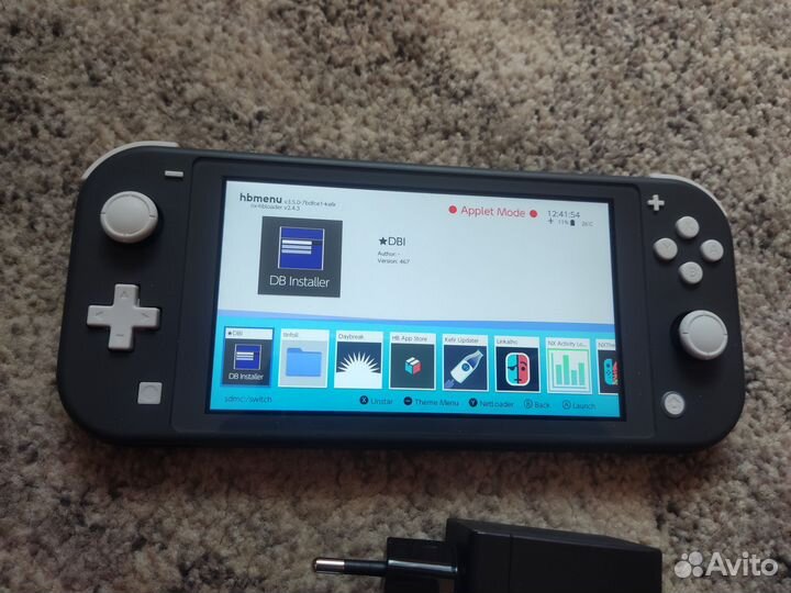 Прошитая Nintendo Switch Lite 288Gb+куча игр